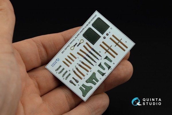 Quinta Studio QD+48261 Tornado GR.1 3D-Printed &amp; coloured Interior on decal paper (Revell) (with 3D-printed resin parts) 1/48