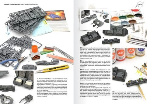 AK Interactive AK592 AK LEARNING WARGAMES SERIES 2: STARSHIP TECHNIQUES – ADVANCED (ENGLISH)