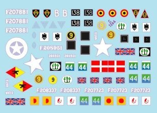 Star Decals 35-C1364 Daimler Armoured Car 1 British and Belgian service in WW2 1/35