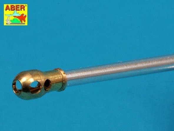 Aber 35L-313 Barrel for British 17pdr Anti-Tank Gun Mk.I with ball-shaped muzzle brake / Lufa do angielskiej 17 funtowej przeciw-pancernej armaty Mk.I z kulistym hamulcem wylotowym 1/35