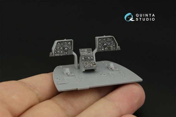 Quinta Studio QD48354 Mi-17 (Mi-8MT Export version) 3D-Printed &amp; coloured Interior on decal paper (Zvezda) 1/48