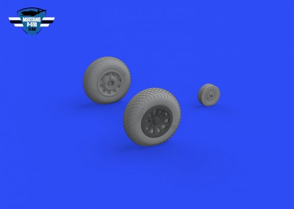 Eduard 648988 P-51B / C wheels cross tread EDUARD 1/48