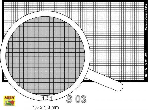 Aber S-03 Net 1,0 x 1,0 mm