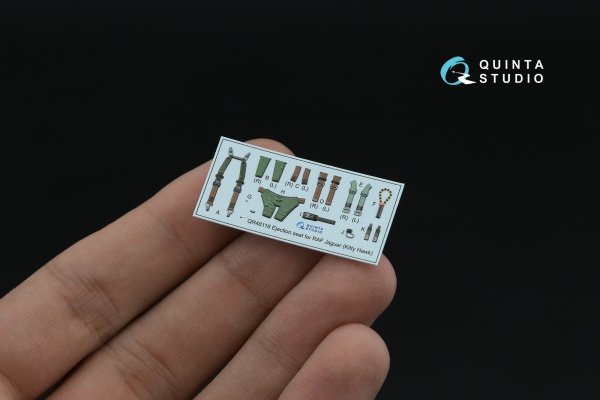 Quinta Studio QD48606 Jaguar Gr.1 3D-Printed &amp; coloured Interior on decal paper (Kitty Hawk) 1/48