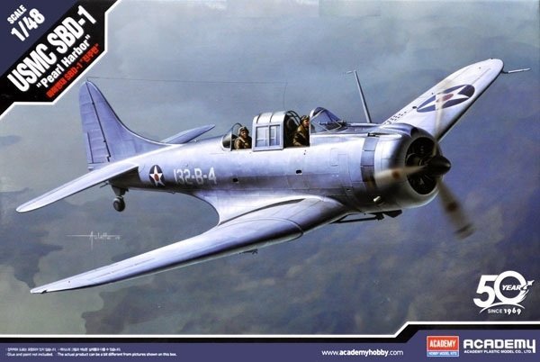 Academy 12331 USMC SBD-1 Dauntless &quot;Pearl Harbor&quot; 1/48