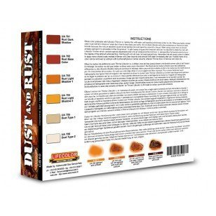 Lifecolor CS10 Acrylic paint set Dust and Rust 6x22ml