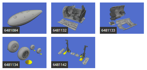 Eduard SIN648145 P-40N ESSENTIAL for EDUARD 1/48