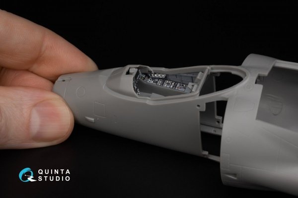 Quinta Studio QD48343 Sea Harrier FRS.1 3D-Printed &amp; coloured Interior on decal paper (Kinetic) 1/48