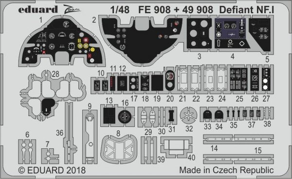 Eduard 49908 Defiant NF. I AIRFIX 1/48