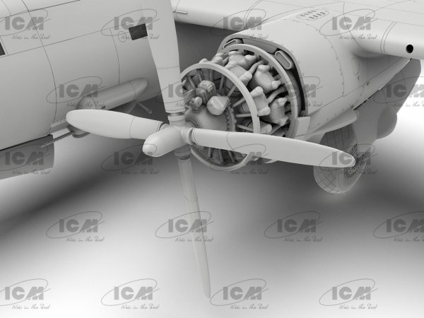 ICM 48320 B-26B Marauder WWII American Bomber 1/48