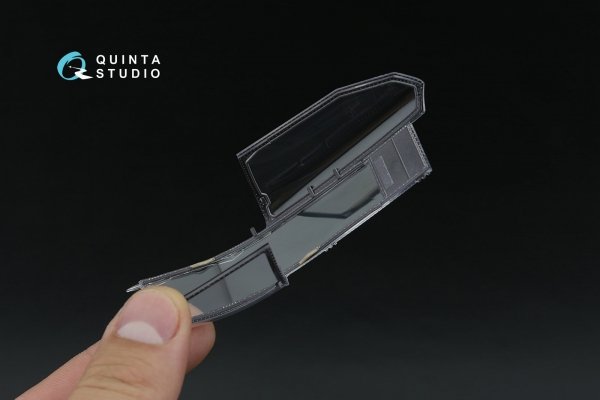 Quinta Studio QP35011 AH-1W inner parts of canopy frame (Trumpeter) 1/35