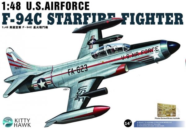 Kitty Hawk 80101 F-94C Starfire Fighter 1/48