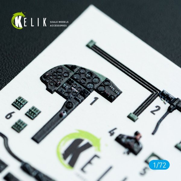 Kelik K72208 Mosquito PR.XVI - interior 3D decals for Airfix kit (1/72)