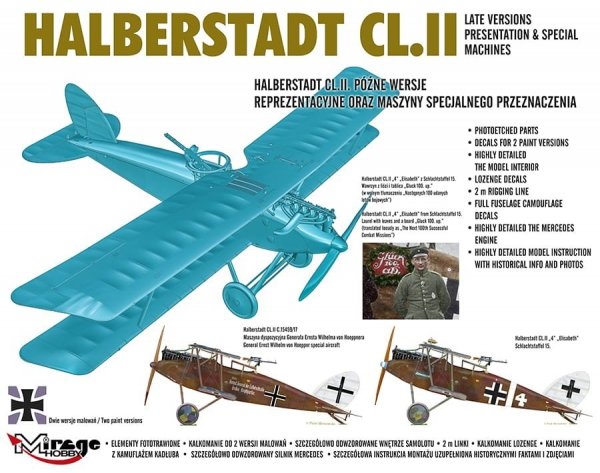 Mirage Hobby 481405 Halberstadt CL.II 1/48