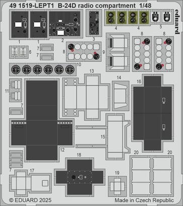 Eduard BIG49450 B-24D part II HOBBY BOSS 1/48