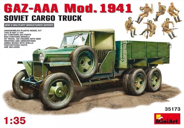 MiniArt 35173 GAZ-AAA Mod. 1941. SOVIET CARGO TRUCK (1:35)