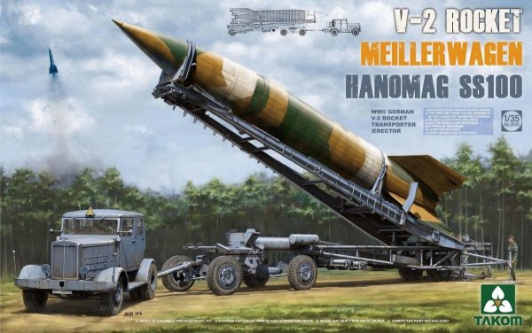 TAKOM 2030 V-2 Rocket Meillerwagen Hanomag SS100 1:35