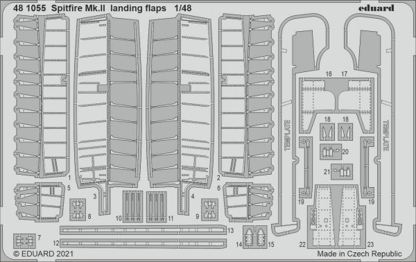 Eduard 481055 Spitfire Mk.II landing flaps EDUARD 1/48