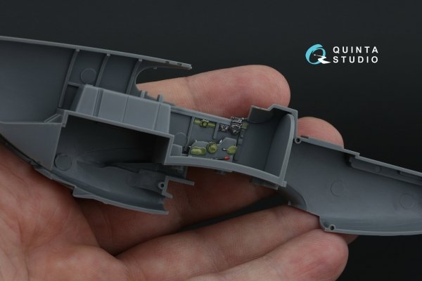 Quinta Studio QD48481 P-51B/C (Early) 3D-Printed coloured Interior on decal paper (Tamiya) 1/48
