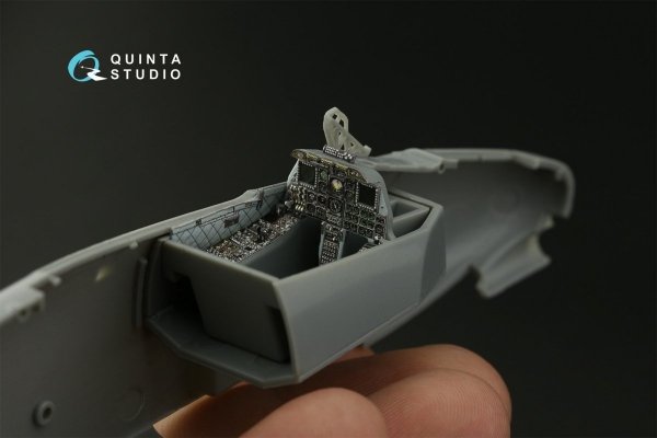 Quinta Studio QD48361 A-10C 3D-Printed &amp; coloured Interior on decal paper (Hobby Boss) 1/48