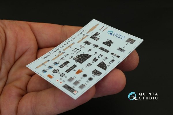 Quinta Studio QD48100 IL-4 3D-Printed &amp; coloured Interior on decal paper (for Xuntong kit) 1/48