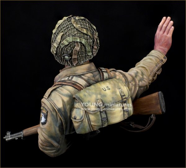Young Miniatures YM1897 101st US Airbone "Currahee" - Normandy 1944 1/10