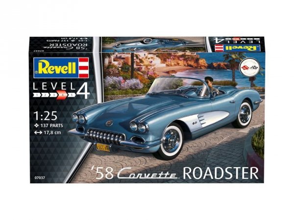 Revell 67037 58 Corvette Roadster Model Set (1:25)
