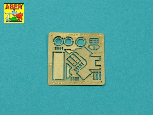 Aber 35L-025N Lufa 75mm do niemieckiej armaty p/panc.Pak40 - późna wersja 1/35