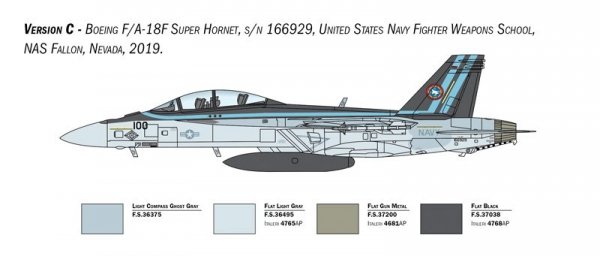 Italeri 2823 F/A-18F U.S. Navy Special Colors 1/48