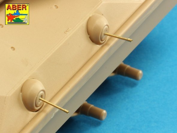 Aber 35L-221 Set of barrels for US M16A1 or M231 5,56mm gun barrels x 6 pcs. 1/35