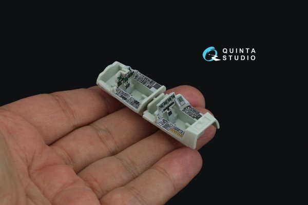 Quinta Studio QD72110 F-15E 3D-Printed &amp; coloured Interior on decal paper (Revell) 1/72