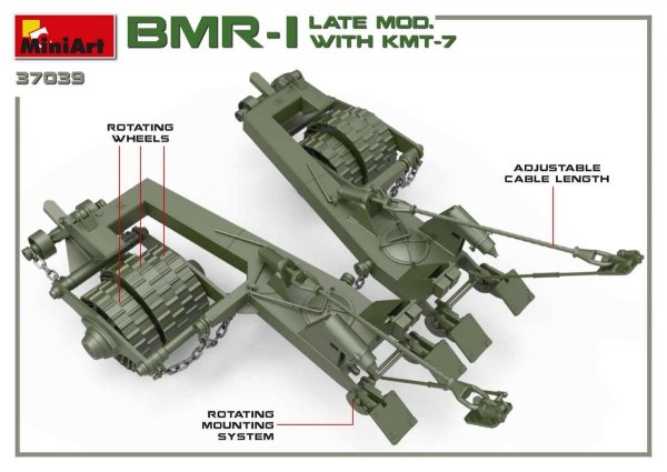 MiniArt 37039 BMR-1 Late Mod. with KMT-7 1/35