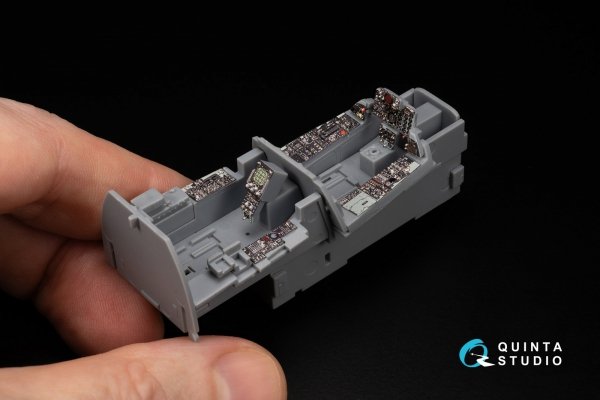 Quinta Studio QDS-48449 F-4G late 3D-Printed &amp; coloured Interior on decal paper (Zoukei Mura SWS) (Small version) 1/48