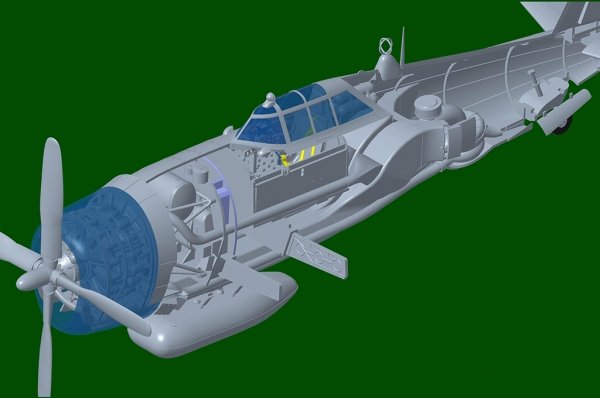 Trumpeter 02427 P-47D Thunderbolt Razorback 1/24