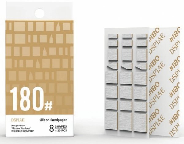 DSPIAE SS-ES01 Illusive Shadow Reciprocating Sander Dedicated Silicone File #180