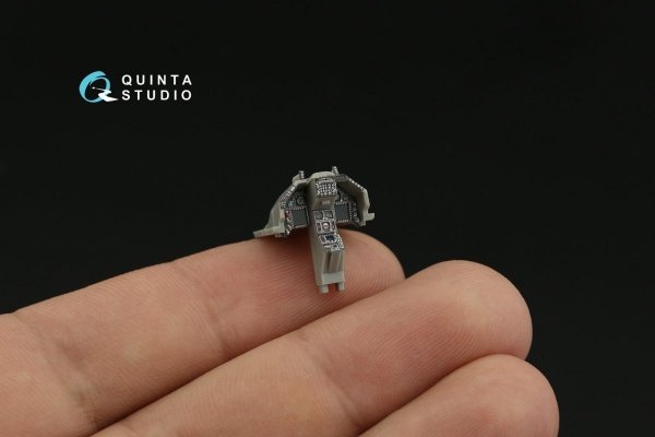 Quinta Studio QD48388 F-16A MLU 3D-Printed &amp; coloured Interior on decal paper (Kinetic) 1/48