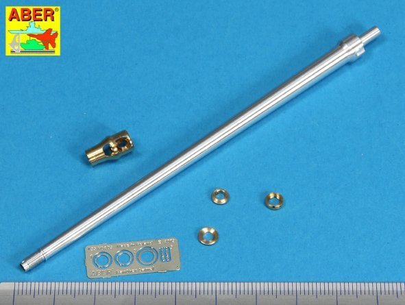 Aber 35L-036n German 7,5cmKwK42L/70 gun barrel with muzzle brake for Panther Ausf. G Late (1:35)
