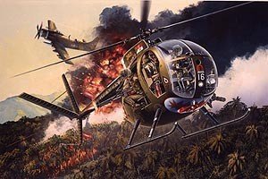 Dragon 3310 OH-6A Cayuse with Crew (1:35)