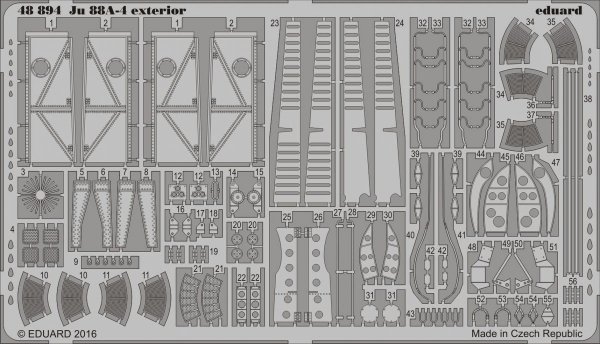 Eduard 48894 Ju 88A-4 exterior ICM 1/48