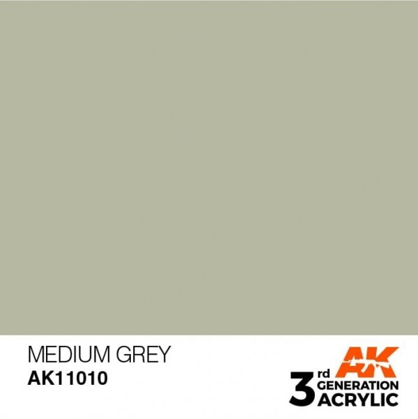 AK Interactive AK11010 Medium Grey 17ml