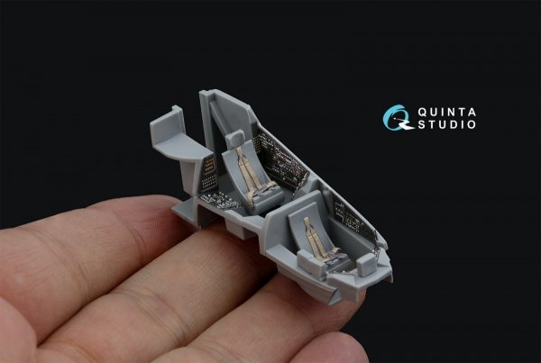 Quinta Studio QD72112 Mi-35M 3D-Printed coloured Interior on decal paper (Zvezda) 1/72