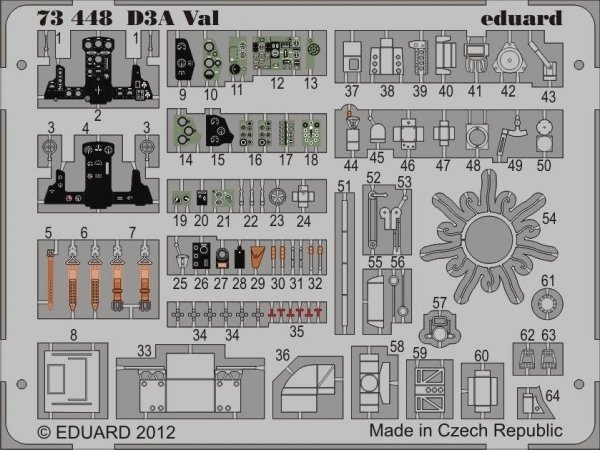 Eduard 73448 D3A Val 1/72 CYBER HOBBY