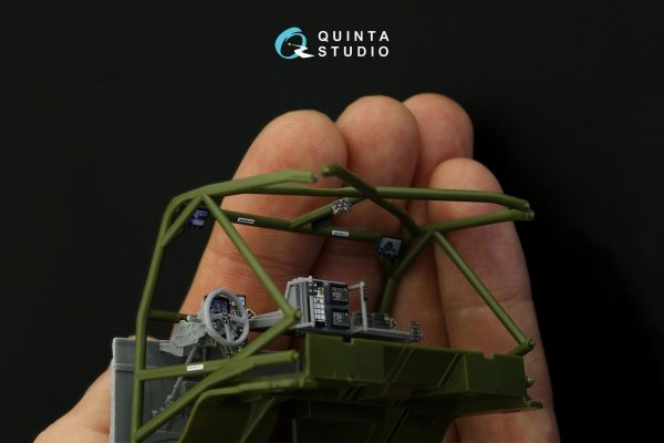 Quinta Studio QD35068 KAMAZ-43509 3D-Printed &amp; coloured Interior on decal paper (Zvezda) 1/35