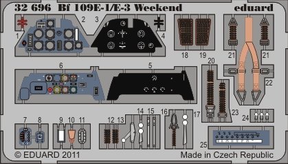 Eduard 32696 Bf 109E-1/E-3 Weekend EDUARD 1/32