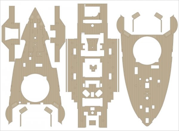 Pontos 23008F1 IJN MIKASA 1905 Detail Up Set 1/200