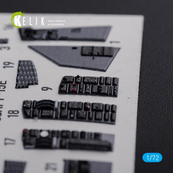 KELIK K72111 F-15E interior 3D decals for Academy kit 1/72