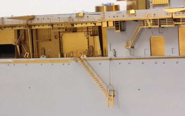 Pontos 27010fn 1/200 USS CV-6 Enterprise 1942 Detail Up Set (Teak Tone wooden deck) 1/200
