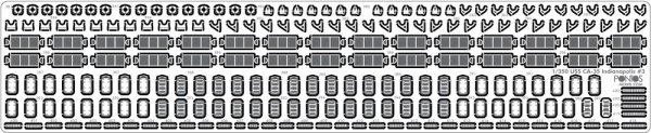 Pontos 37017F1 USS CA-35 Indianapolis 1945 Detail Up Set ADVANCED (1:350)