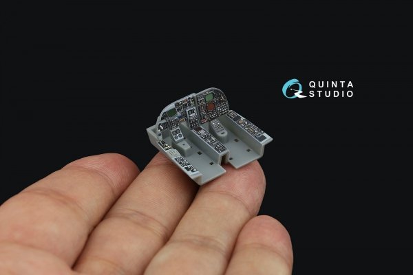 Quinta Studio QD72144 A-6E TRAM Intruder 3D-Printed &amp; coloured Interior on decal paper (Trumpeter) 1/72