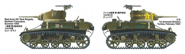 Tamiya 35360 U.S. Light Tank M3 Stuart Late Production 1/35